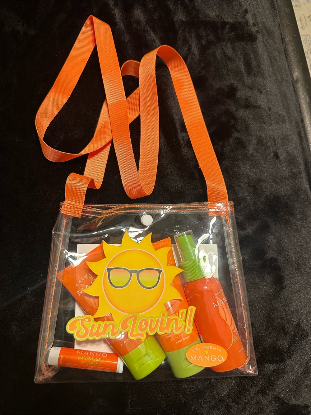 California Mango on the go hair care kit